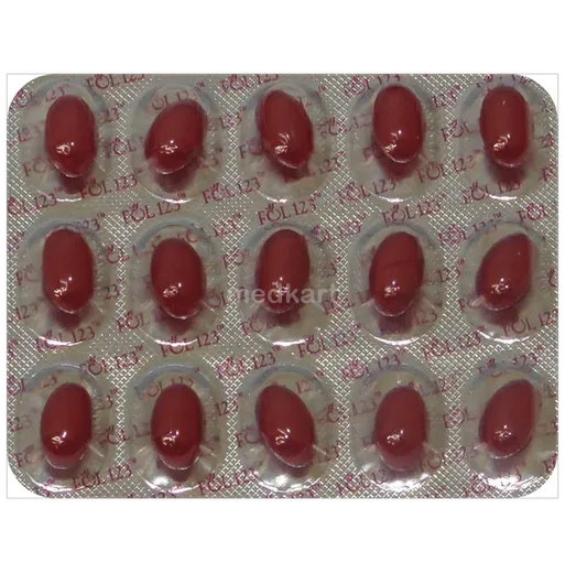 fol 123 capsule 15's